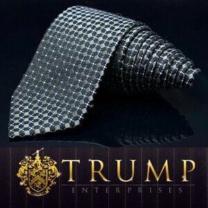 DONALD J. TRUMP Signature Collection Mens Neck Tie 100% Silk 60”x3.25” Designer